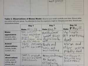 Biome in Bottle- Worksheet Page 2